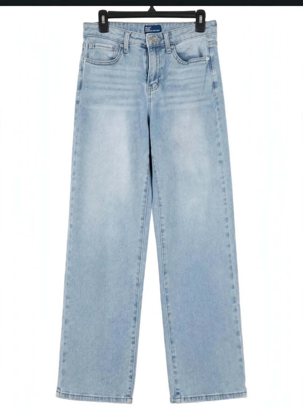 Light Wash Wide Leg Jeans Straight Baggy Clean No Distressing - Size M / 28 - Picture 3 of 7
